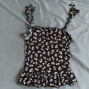 billabong floral crop top